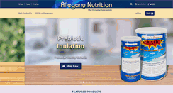 Desktop Screenshot of alleganynutrition.com